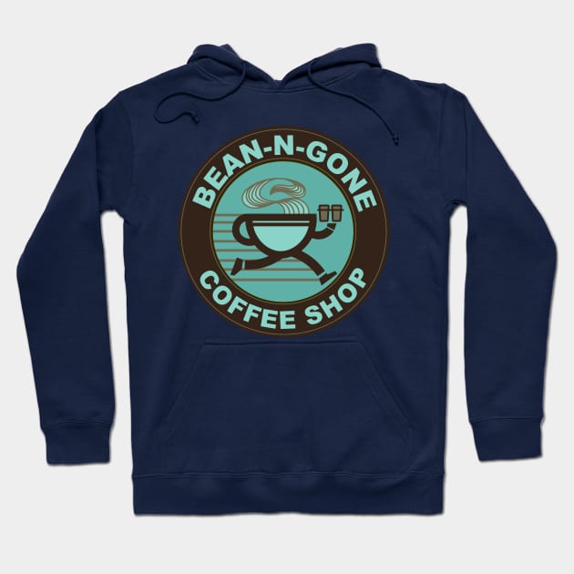 Bean N Gone Coffee Shop Hoodie by Meta Cortex